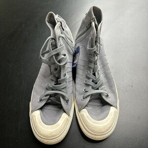 Adidas Original Grey Mens 11 LYV 029001 High Top Heart Design Trainers Sneakers